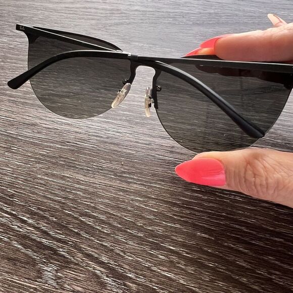 Rayban 3652 Women’s Black Wire Rimless Sunglasses‎ main image 8